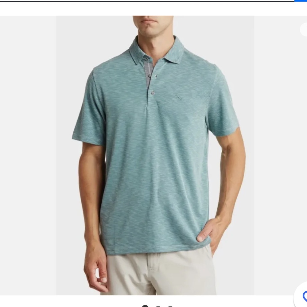 Tommy Bahama - Polo shirt in deep seal color  NEW